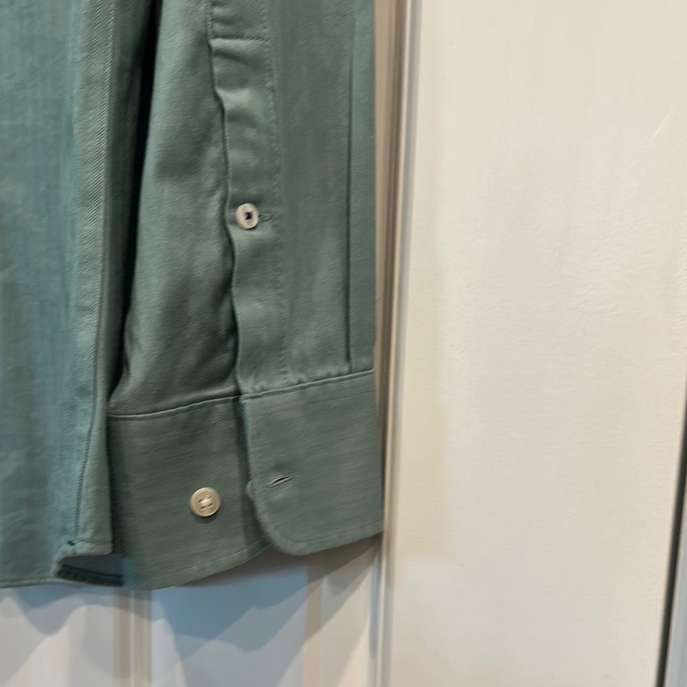 Bonobos Green Dress Shirt Crisp Formal Attire EUC - Picture 5 of 5
